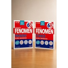Fenomen 6.sınıf 6b Türkçe+6b Paragraf Soru Bankaları (2 Kitap)