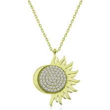 Inure Jewelry ​Gümüş Gold Mihrimah Sultan Bayan Kolye