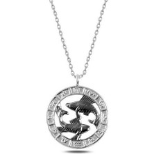Inure Jewelry Gümüş Balık Burcu Kolye