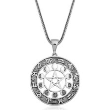 Inure Jewelry ​Gümüş 12 Burç Kolye