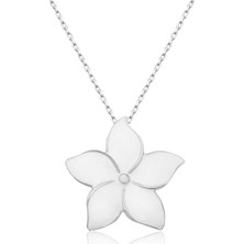 Inure Jewelry Gümüş Yasemin Çiçeği Kadın Kolye