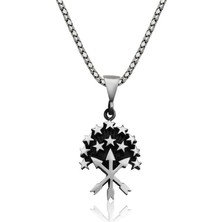 Inure Jewelry Gümüş Çerkes Kolyesi