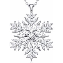 Inure Jewelry Gümüş Kar Tanesi Kolye