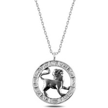 Inure Jewelry ​​Gümüş Aslan Burcu Kolye