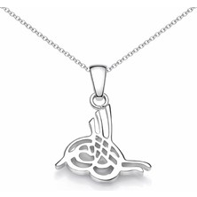 Inure Jewelry Gümüş Tuğralı Kolye