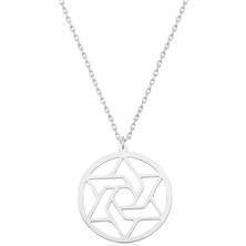 Inure Jewelry Gümüş Çember Bayan Kolye