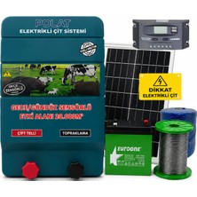 POLAT GÜNEŞ PANELLİ EKO 1000 Metre (10-15 DÖNÜM) Elektrikli Çit