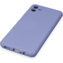 Kap Kaç Galaxy A04 Kılıf Nano Içi Kadife Silikon - Lila