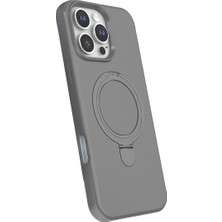 Kap Kaç iPhone 16 Pro Regal Magsafe Standlı Kapak - Titan Gri