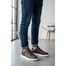 Enoch Casual Düz Taban Bağcıklı Erkek Sneaker Yürüyüş Ayakkabısı