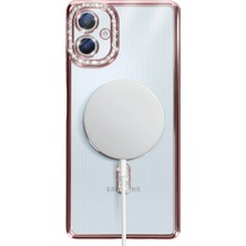 Kap Kaç Galaxy A06 Joke Simli Magneticsafe Kılıf - Pembe