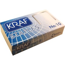 Kraf 1000'li Zımba Teli No:10 225G Sarf Malzemeler İçin Kullanıma Uygun
