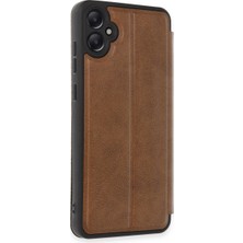 Kap Kaç Galaxy A05 Kılıf Flip Cover - Taba