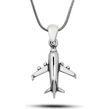 Inure Jewelry ​Gümüş Uçak Kolye