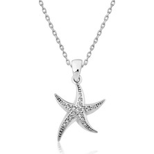 Inure Jewelry Gümüş Deniz Yıldızı Bayan Kolye