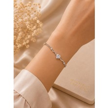 Hotchic Hotchıc Zirkon Taşlı 925 Ayar Gümüş Kadın Bileklik