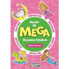 Karatay Çocuk Yayınları Mega Boyama Kitabım - Masal Dünyası
