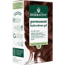 Kalıcı Bitkisel Saç Bakım Boyası Light Copper Chestnut 5R Açık Bakır Kestane 150 ML