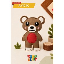 TukuCraft Ayı Keçe Eğitici Hobi Etkinlik Seti