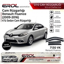 Erol Otomotiv Renault Fluence 4'lü Mugen Cam Rüzgarlığı