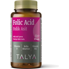 Talya Folic Acid | Folik Asit Içeren Takviye Edici Gıda - 60 Kapsül