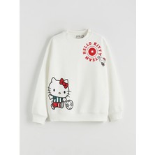 Lc Waikiki Yeni Sezon Hello Kitty Baskılı Kız Çocuk Kalın Sweatshirt