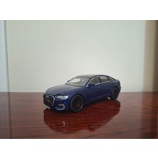 Aksoy Toys Audi A6 Lacivert Metal Model Araba Işıklı Sesli Açılan Kapıları 20 cm