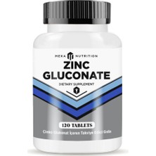 Meka Nutrition Çinko Glukonat 120 Tablet