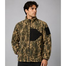 Proform Tekstil Proform Outdoor Kamuflaj Fermuarlı Polar Kol Göğüs Bondi Özel Baskı Yapılabilir