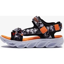 Skechers Hypno - Splash Büyük Erkek Çocuk Siyah Işıklı Sandalet 400077L Bgor