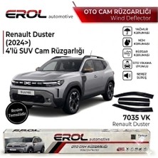 Erol Otomotiv Renault Duster (2024>) 4'lü Mugen Cam Rüzgarlığı