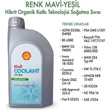 Shell Coolant Extra Concentrate 1 L Fiat 9.55523 Psa Gme L 1301 Vw TL-774 C