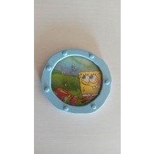 Hureggo Vintage Spongebob Squarepants (Süngerbob) "denizanaları Yakalama" (Jellyfish Catch) Labirent / Bilyeli Denge Oyuncağı - 9 cm