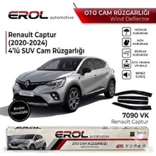 Erol Otomotiv Renault Captur (2020-2024) 4'lü Mugen Cam Rüzgarlığı