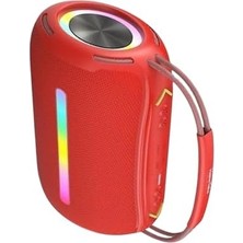 Yazicitekno Taşınabilir Bluetooth Hoparlör Rgb Işıklı Ses Bombası Booms Box 360