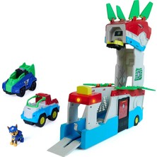 2in1 Paw Patrol Sesli ve Işıklı The Dino Movie Mobil Dino Karargahı Oyun Seti