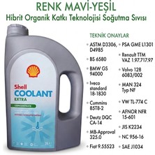 Shell Coolant Extra Concentrate 3 L Fiat 9.55523 Psa Gme L 1301 Vw TL-774 C