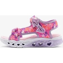 Skechers Flutter Hearts Sandal-Blurry Love Büyük Kız Çocuk Pembe Işıklı Sandalet 303110L Pklv