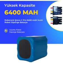 Ümit Maker Roborock Qrevo C Pro 6400 Mah 14.4V Robot Süpürge Batarya