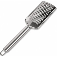 Happy Trend Paslanmaz Çelik El Rendesi, Metal Rende, Sarımsak Ezici Doğrayıcı 25 Cm, Mutfak Seti, Premium Kalite, Tek Parça Yapı