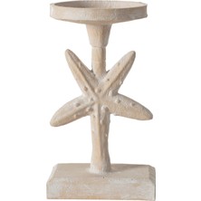 Mudo Home NEW STARFISH MUMLUK BEYAZ 12X10X20 CM