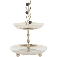 Mudo Home OLIVE DEKORATİF KEK STANDI 19X30 CM