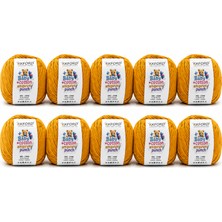 Oxford İplik 10'lu Paket Oxford Baby Cotton Amigurumi Punch 50GR/150M NO:0060 Hardal Sarısı