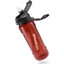 Happy Trend Uzspace Tritan Pipetli 6056 850 ml Kırmızı Matara