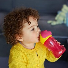 Happy Trend Philips Avent Pipetli Bardak, 12 Ay+, 300 Ml, Desenli, Damlatmaz, Kolay Tutuş, Bulaşık Makinesinde Yıkanabilir, Bpa Içermez, Pembe, SCF798/02