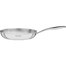 Happy Trend Tramontina Grano Kızartma Tavası, Çap 26 Cm, Paslanmaz Çelik, Indüksiyon, Fırına Dayanıklı, Bulaşık Makinesinde Yıkanabilir