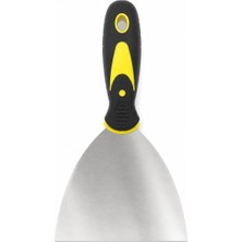 Happy Trend Home Paslanmaz Çelik Inşaat Spatulası Plastik Saplı Macun Spatulası Alçı Boya Kazıma Duvar Tamir Spatulası 125 mm