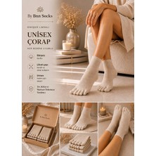 By Bnn Socks Bambu Yıkamalı Mantarı Engellemeye Yardımcı Koku Önler Parmaklı Çorap