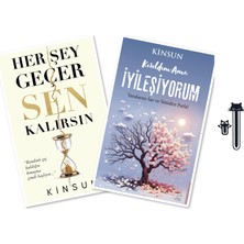 Destek Yayınları Her Şey Geçer Sen Kalırsın - Kırıldım Ama Iyileşiyorum, Kinsun +2 Aba Kitap Ayracı