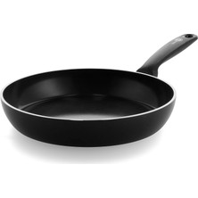 Happy Trend Greenpan Torino Sağlıklı, Yapışmaz Kaplamalı Seramik Kızartma Tavası, 28 Cm, Pas Içermez, Indüksiyon, 160°C'YE Kadar Fırına Dayanıklı, Bulaşık Makinesinde Yıkanabilir, Siyah